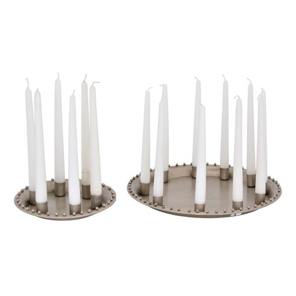 Kerzentablett Silber Kerzenständer Kerzenhalter Hochzeit Kerzenleuchter Tablett 
