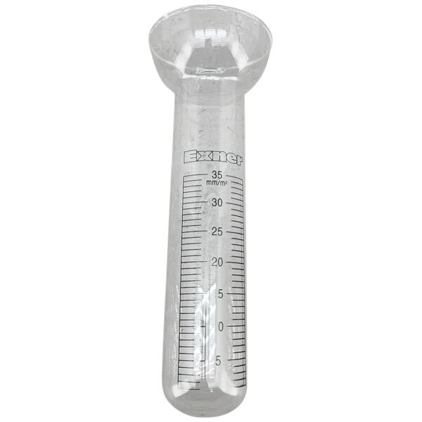 Ersatzglas für Regenmesser Niederschlagsmesser Regenwassermesser aus Glas  H 23cm