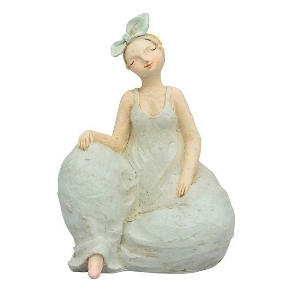Mollige Frau Lady Criva Dame Büste Rubens Deko-Skulptur Polyresin H 21cm
