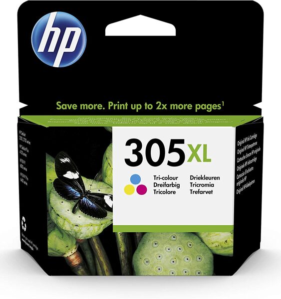 HP 305XL Original Druckerpatrone Farbe mit hoher Reichweite , (1er Pack)
