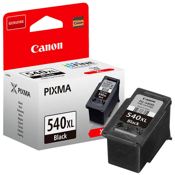 Canon PG-540XL Tintenpatrone Schwarz - 21 ml für PIXMA Tintenstrahldrucker (1Stück)