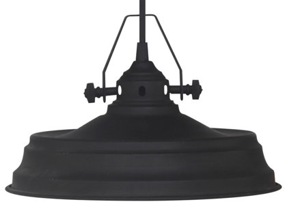 IndustrieLook Hängeleuchte Chic Antique Lampe Factory Style, Retro Antik schwarz D 29 cm