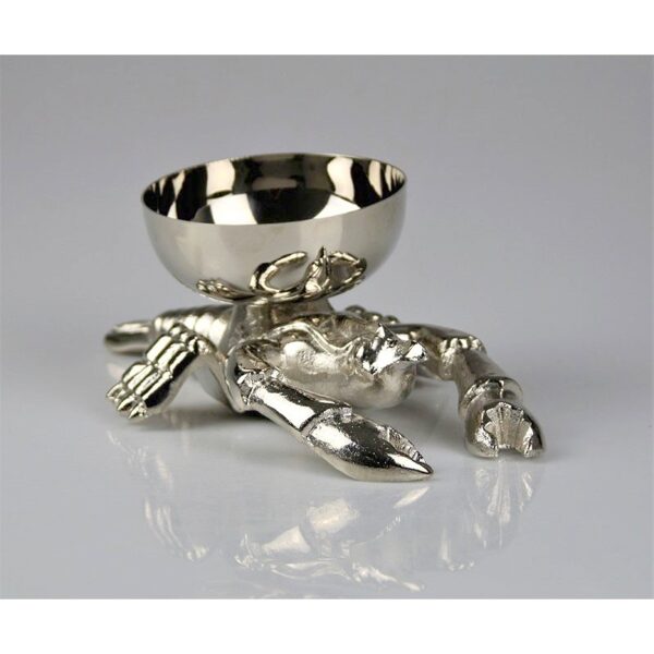 Aluminium Schale Lobster Hummer Nussschale Konfektschale L 22cm 